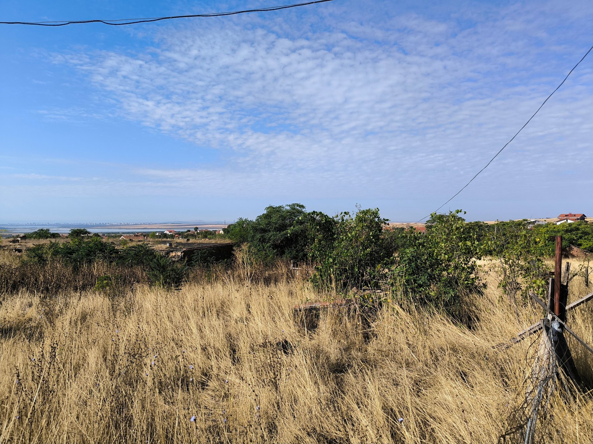 Vue sur Bourgas et la mer
